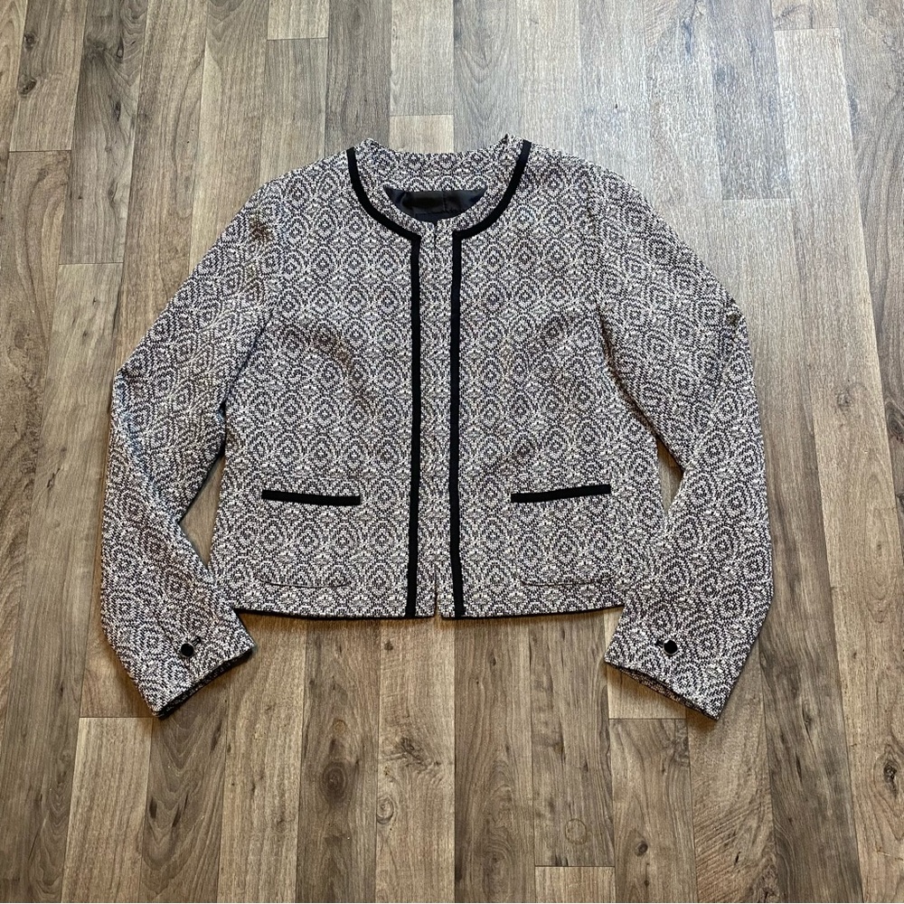 Banana Republic Factory Geometric Blazer Jacket Size 10